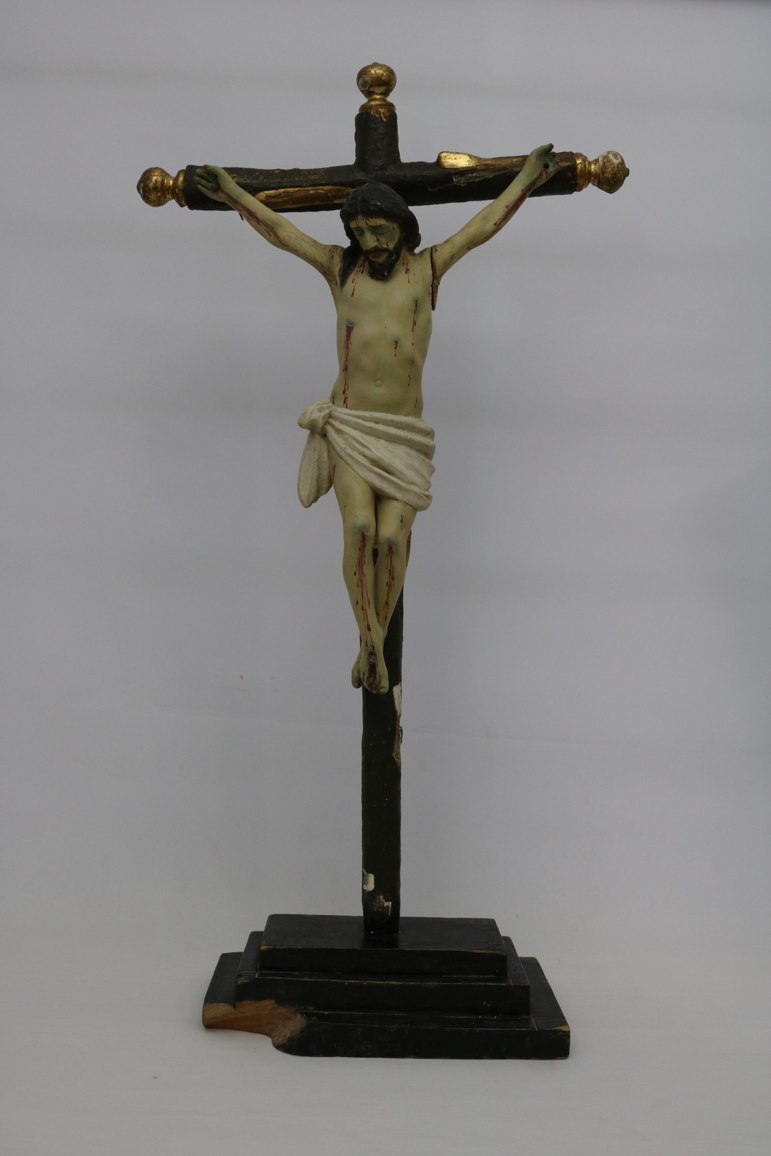 ANTES-Restauración Crucificado Iglesia Parroquial de Benalúa de Guadix