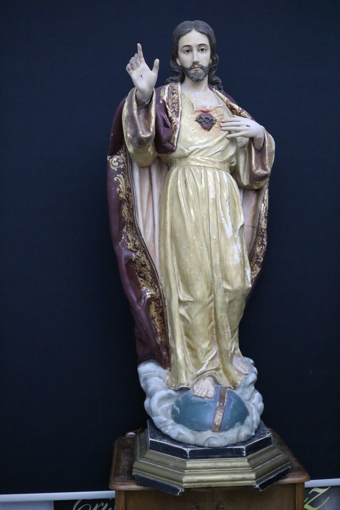 ANTES-Restauración Sagrado Corazon de Jesus. Hernan Valle